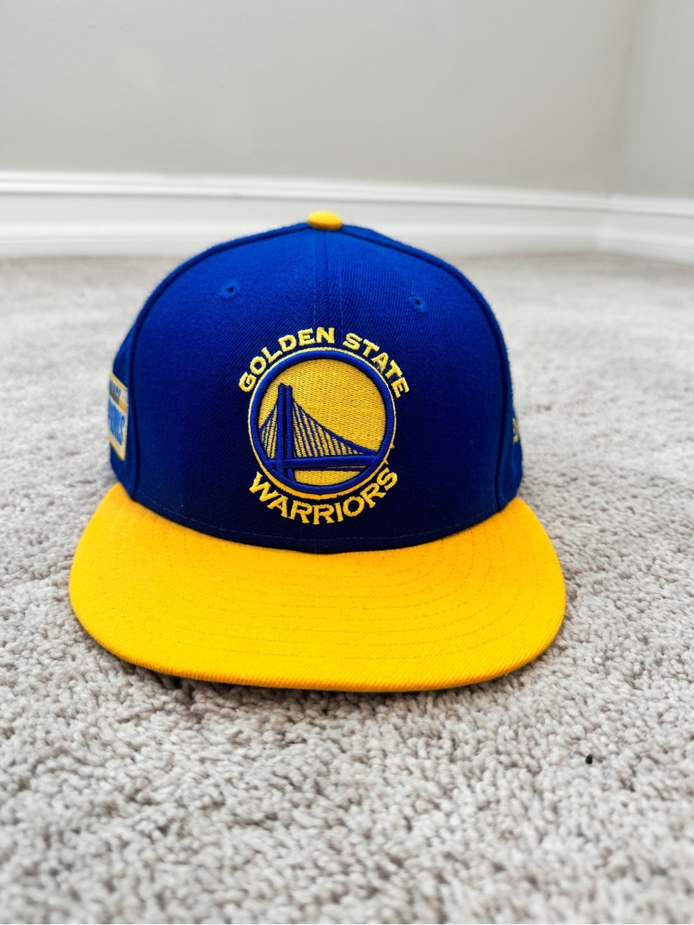 Golden State Warriors Back to Back Champions New Era 59FIFTY Fitted Hat Youth